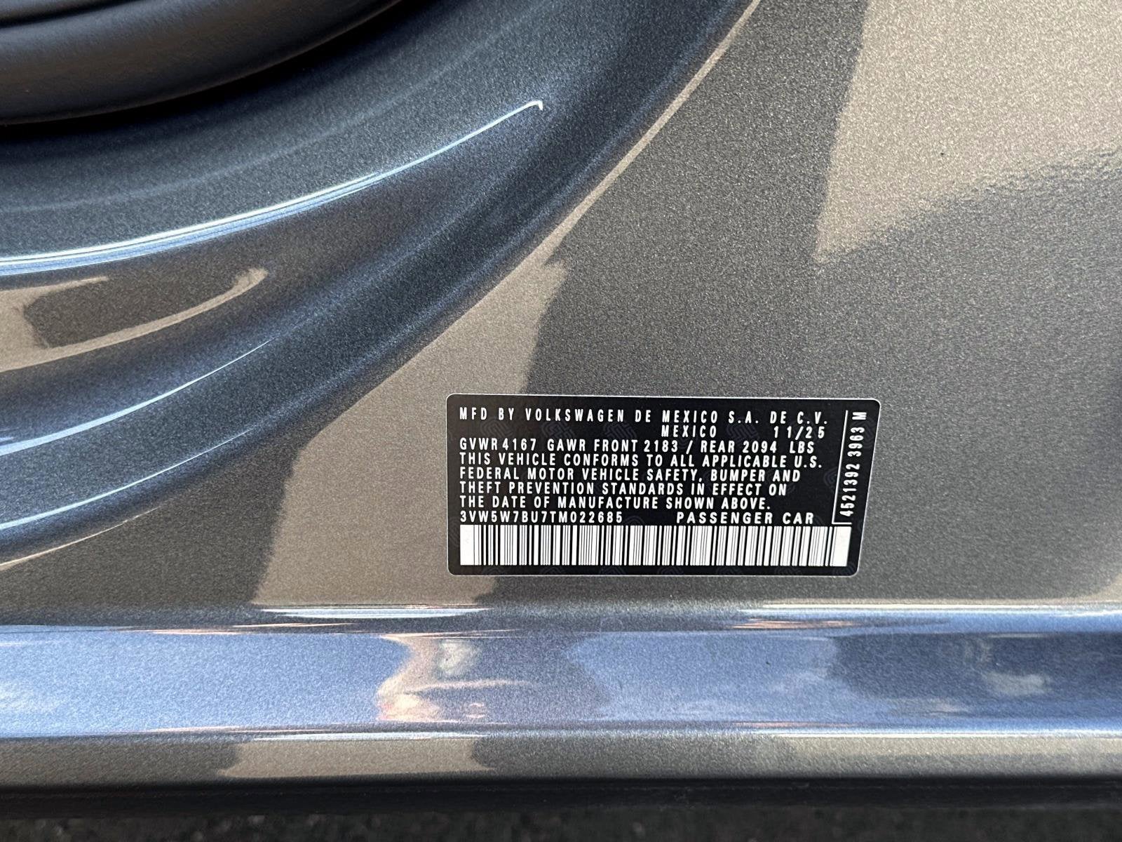 2026 Volkswagen Jetta S